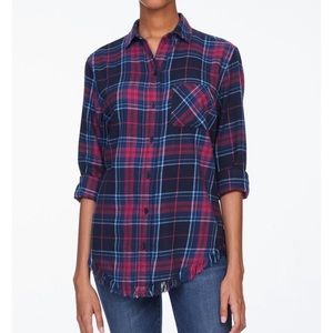 Beach lunch lounge flannel plaid shirt